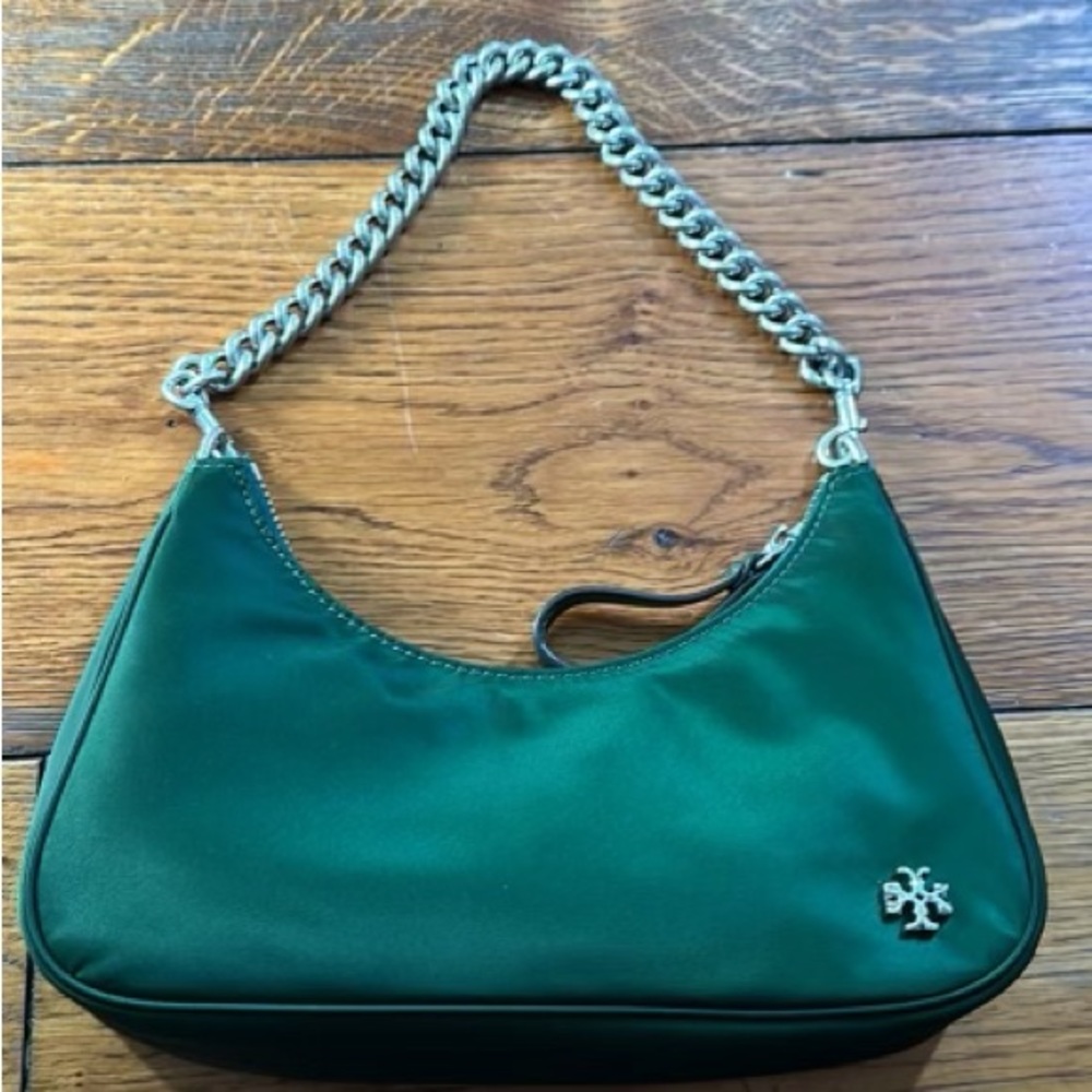 Tory Burch green shoulder bag